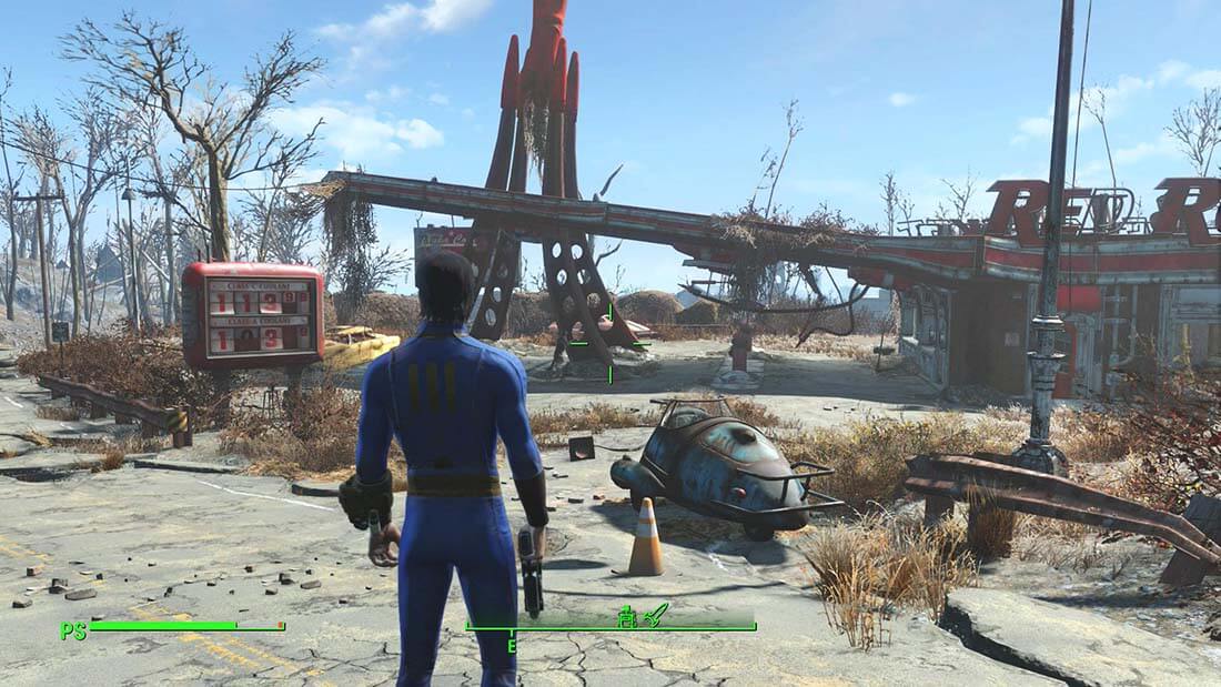 سی دی کی بازی Fallout 4 تحت استیم